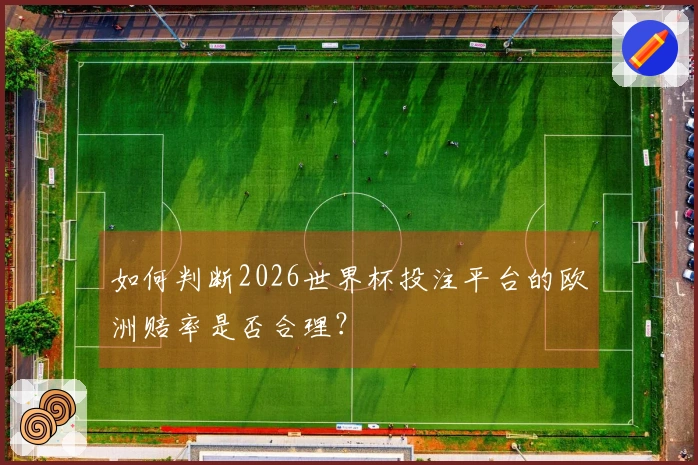 如何判断2026世界杯投注平台的欧洲赔率是否合理？